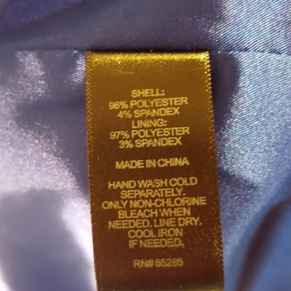 EXPRESS Lined Blue Dress, Size S - Picture 7 of 7